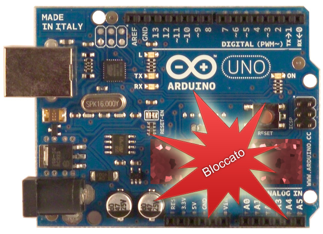 Oggi sperimentazione interessante in classe: Arduino bloccato | Michele ...
