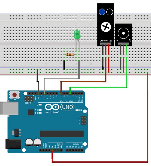 Esercizio Arduino in 5 minuti – usare un Sensor Tracking | Michele Maffucci