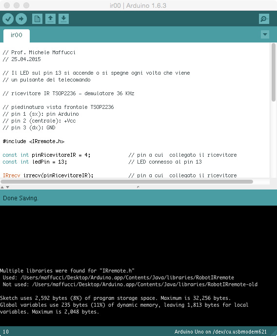 Arduino: problemi con la libreria IRremote.h – come risolverli ...